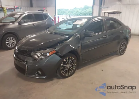 2014 Toyota Corolla S Plus z USA, uszkodzony, nr VIN 5YFBURHE7EP148239
